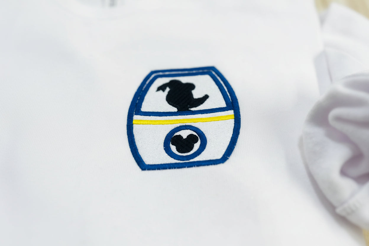 Classic Donald Duck Sparkly Gondola embroidered Sweatshirt