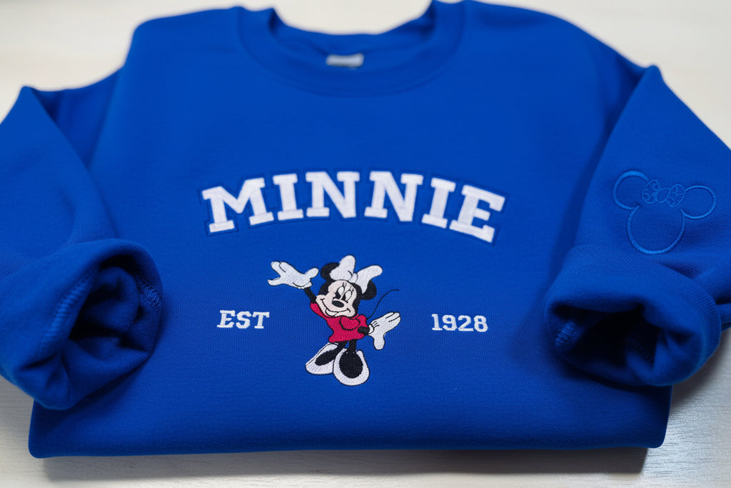 Pretty in Pink Minnie Mouse Sweatshirt, T-Shirt or Hoodie
