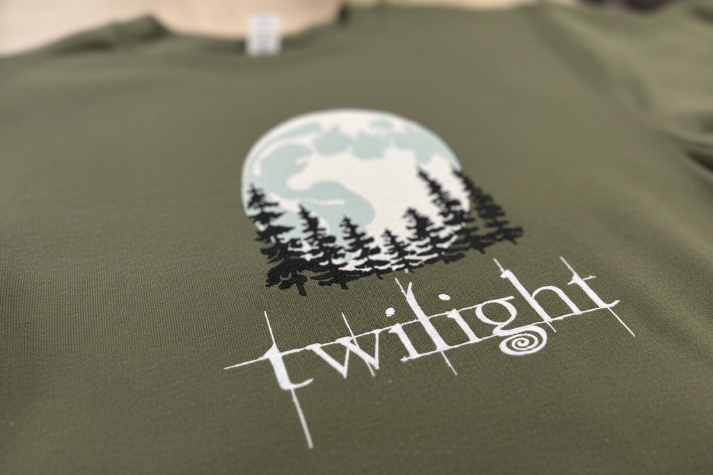 TWILIGHT! Twilight Moon Embroidered Sweatshirt