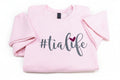 The best Tia!  #TiaLife embroidered soft and cozy sweatshirt. Perfect for your favorite Tia. Treat yourself or great for a unique gift