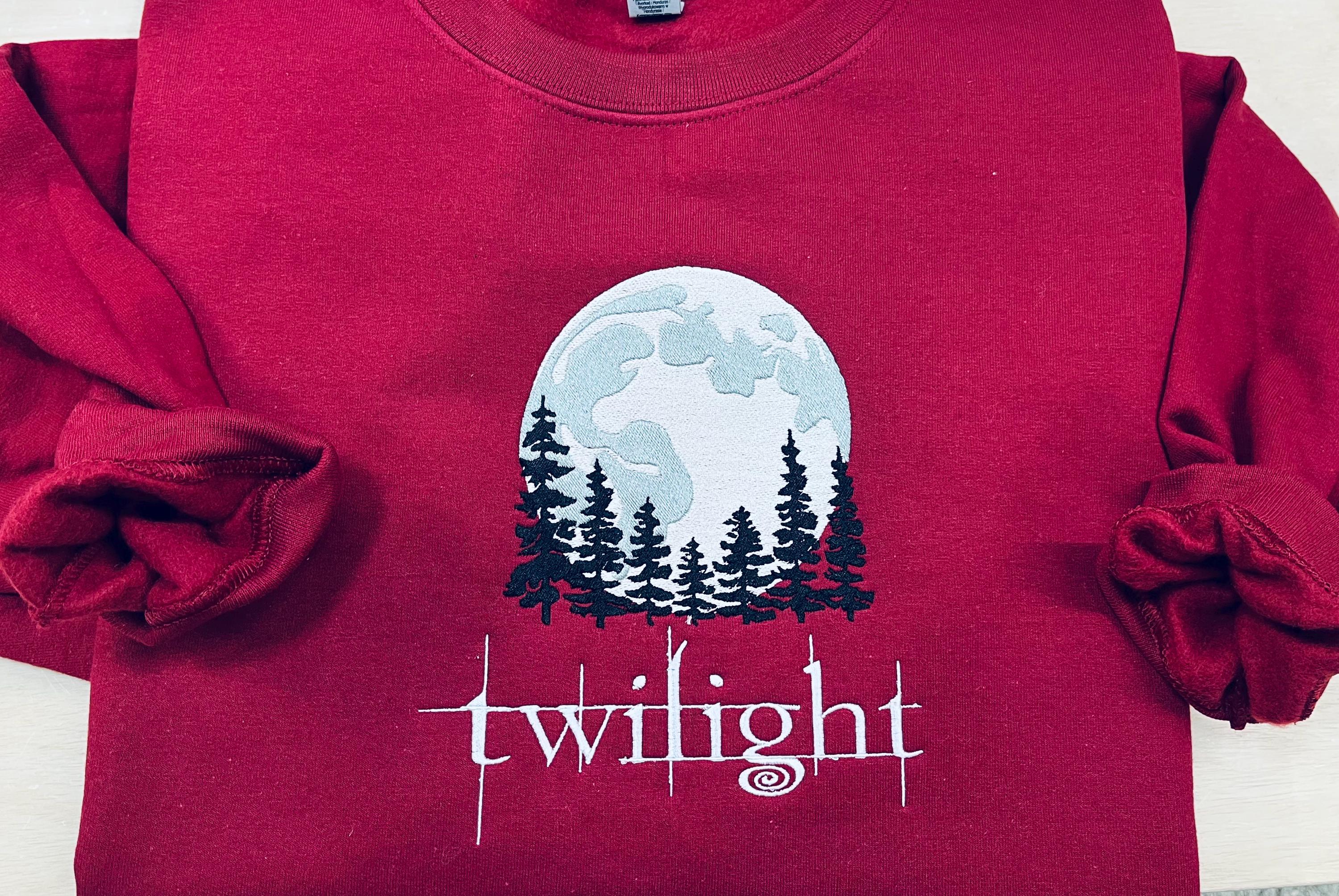 TWILIGHT! Twilight Moon Embroidered Sweatshirt