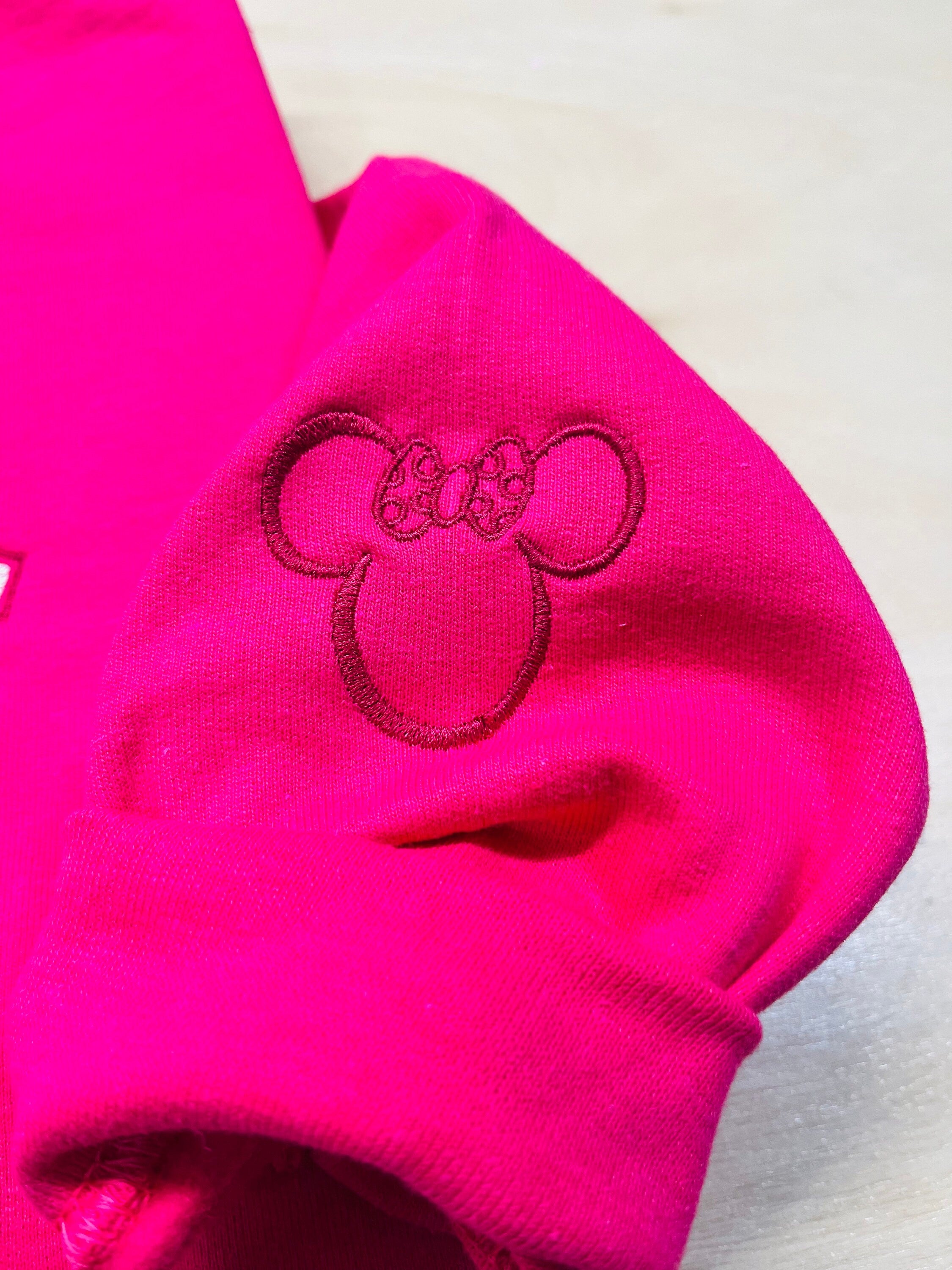 Pretty in Pink Minnie Mouse Sweatshirt, T-Shirt or Hoodie