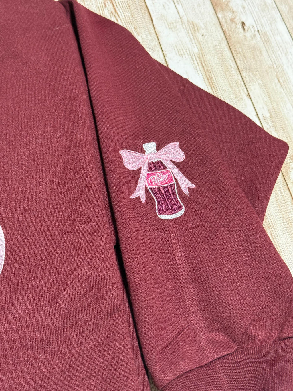 Dr Pepper embroidered sweatshirt
