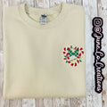 Minnie Christmas embroidered Sweatshirt