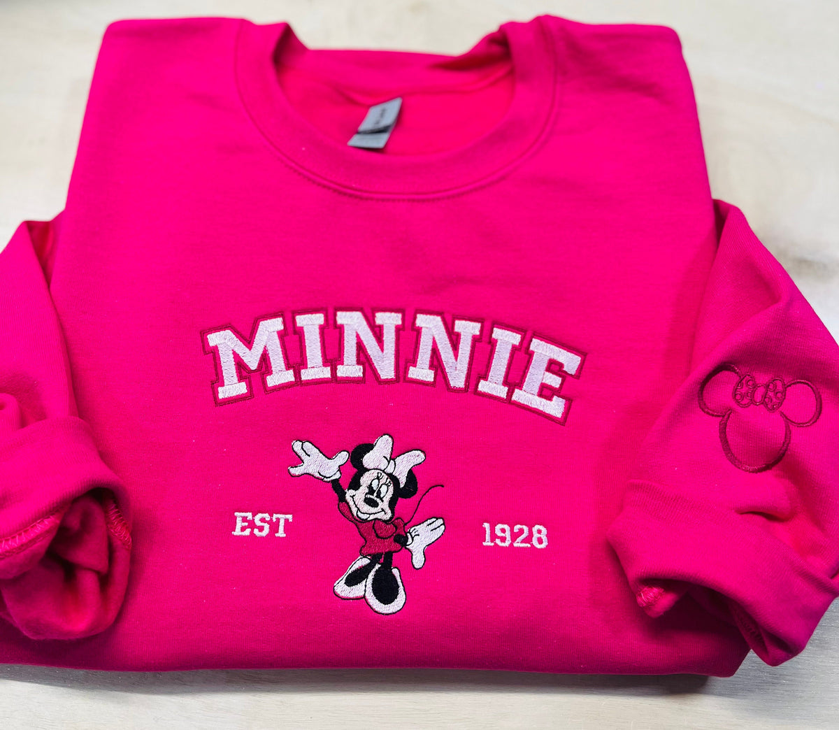 Pretty in Pink Minnie Mouse Sweatshirt, T-Shirt or Hoodie