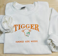 Tigger Soft & Cozy Embroidered Sweatshirt. Beautifully designed featuring Hundred Acre Woods.