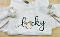 St. Patrick's Day Embroidered "LUCKY" Sweatshirt with a gold bow. Cozy & Stylish Irish Charm