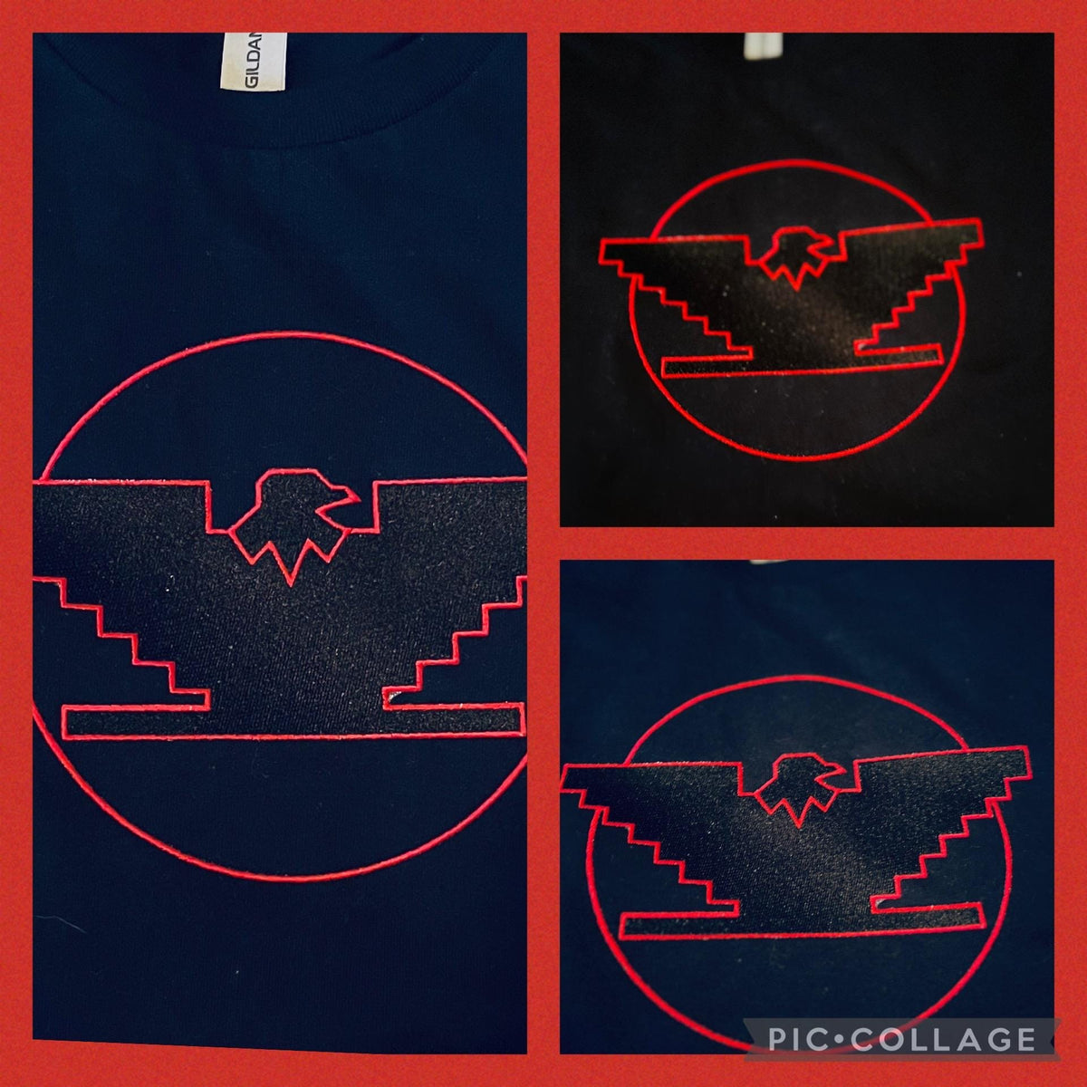 Huelga Bird embroidered sweatshirt, T-shirt, or hoodie. Made to order for that special someone. or treat yourself to this unique brand.