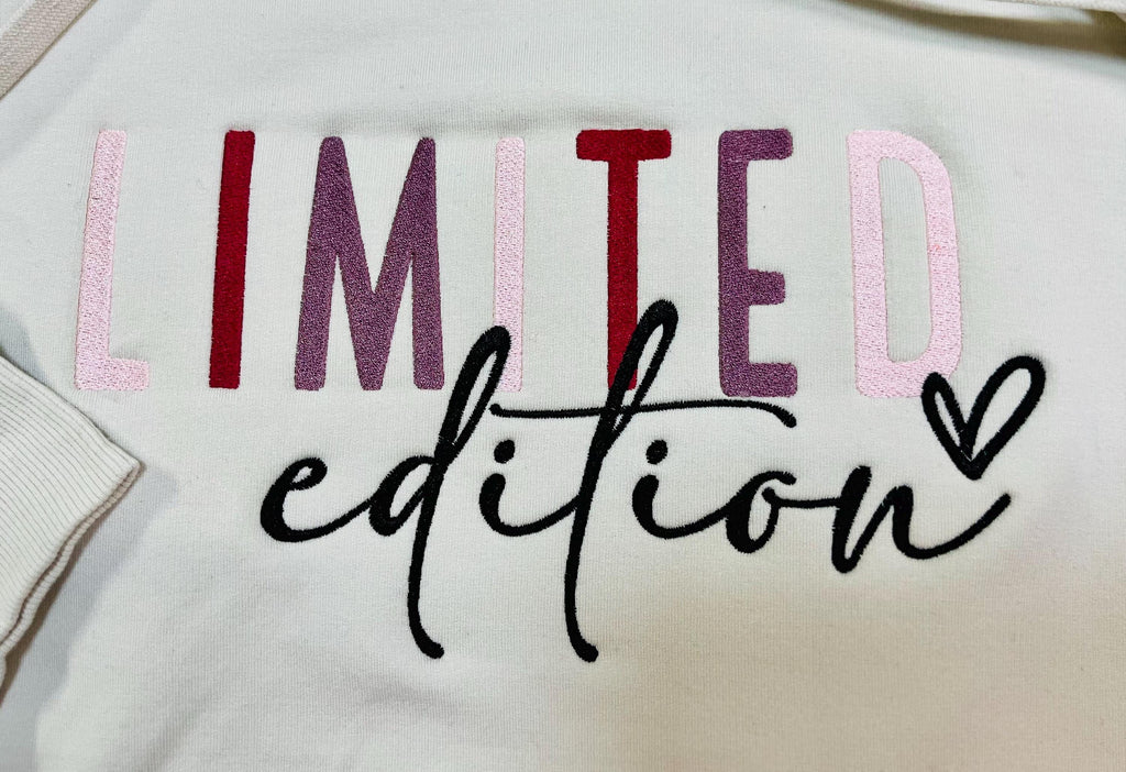 Limited Edition embroidered soft and cozy sweatshirt. Perfect for your favorite Tia. Treat yourself or great for a unique gift