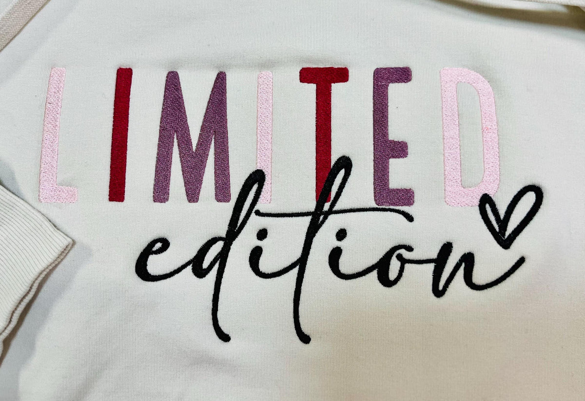 Limited Edition embroidered soft and cozy sweatshirt. Perfect for your favorite Tia. Treat yourself or great for a unique gift