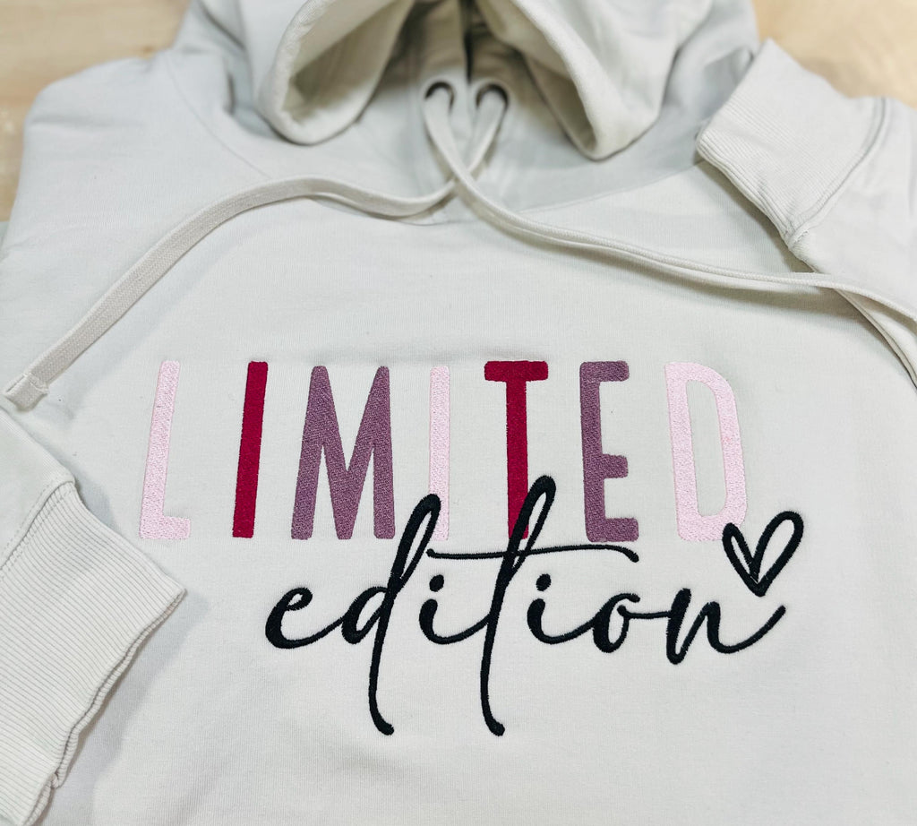 Limited Edition embroidered soft and cozy sweatshirt. Perfect for your favorite Tia. Treat yourself or great for a unique gift