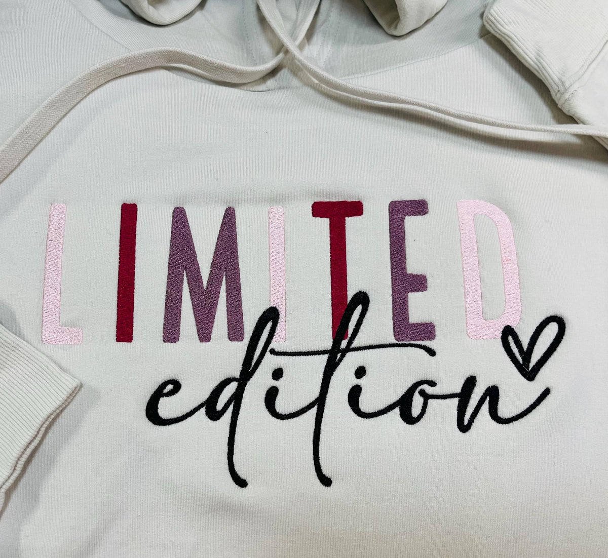 Limited Edition embroidered soft and cozy sweatshirt. Perfect for your favorite Tia. Treat yourself or great for a unique gift