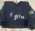 Truth is embroidered sweatshirt. F;ghter