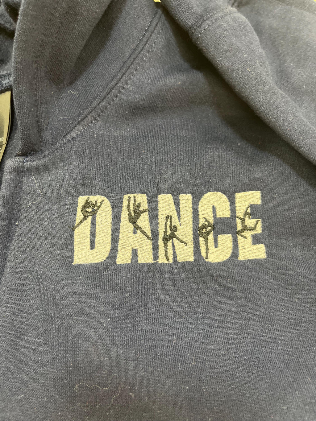 DANCE DANCE Silhouette Embroidered Sweashirt