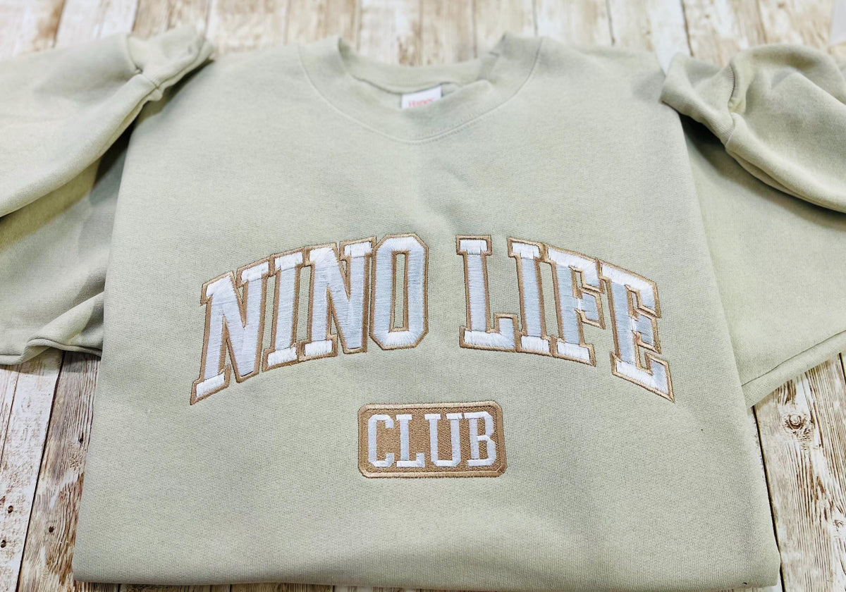 Nino Nina Life Club Embroidery Design (PES ONLY)