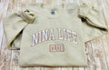 Nina! Nina Life Club embroidered soft and cozy sweatshirt. Perfect for your favorite Nina.