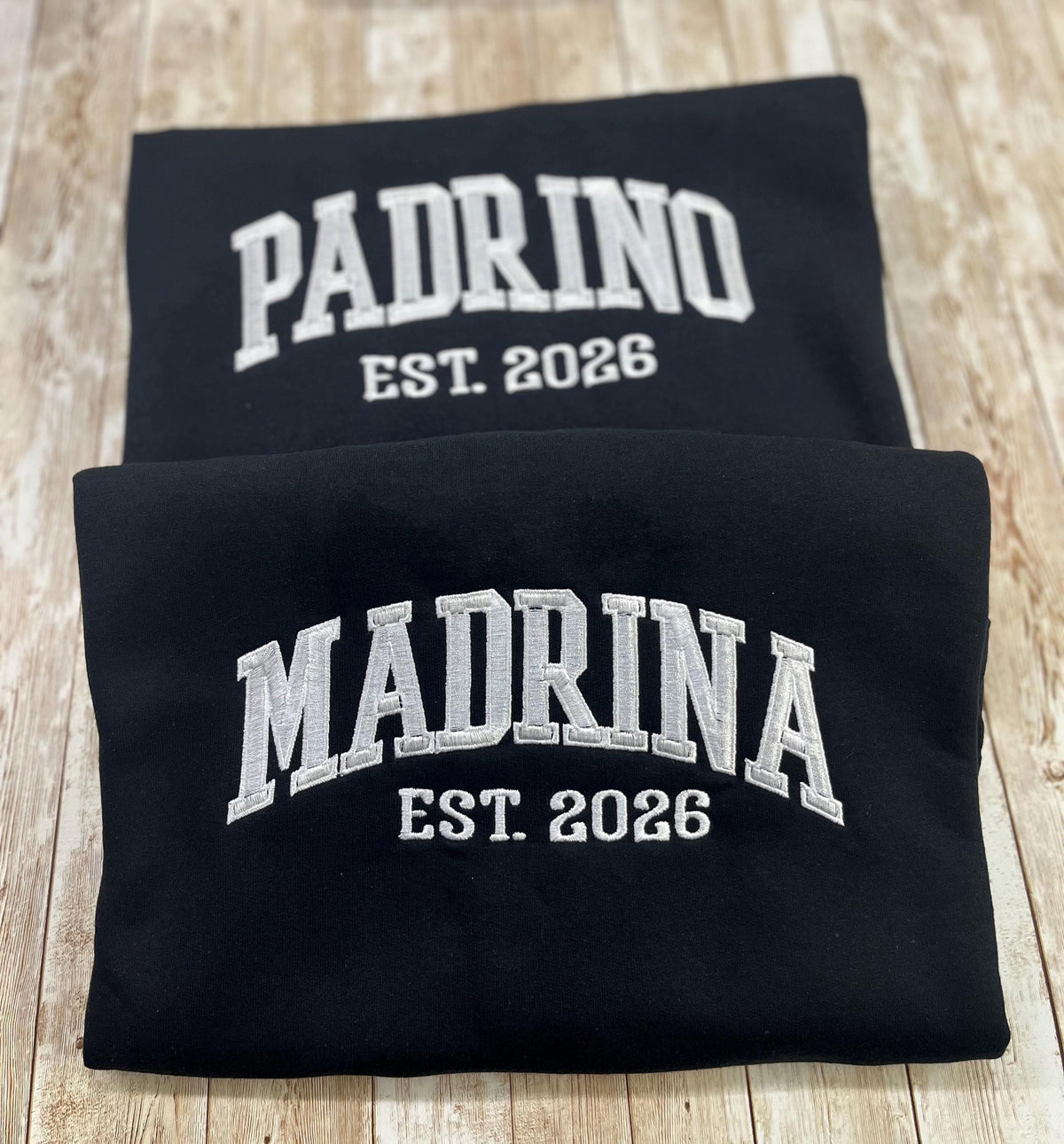 Padrino embroidered soft and cozy sweatshirt. Perfect for your favorite Padrino.