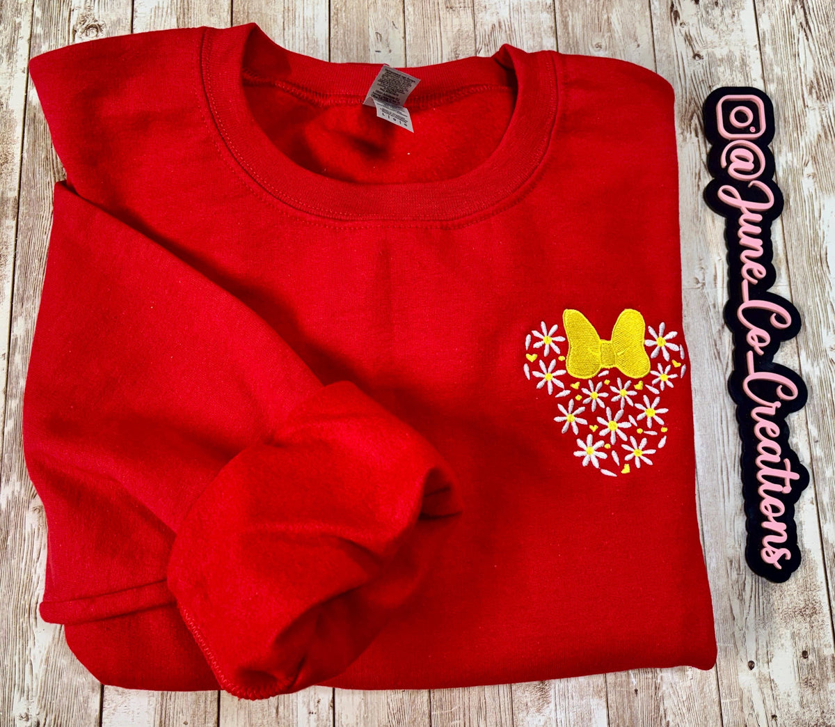 Minnie Daisy embroidered Sweatshirt