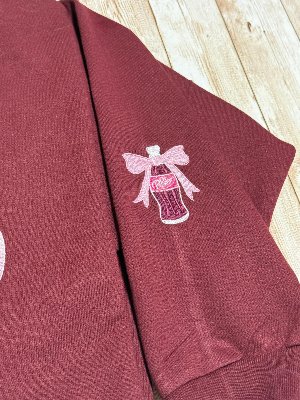 Dr Pepper embroidered sweatshirt