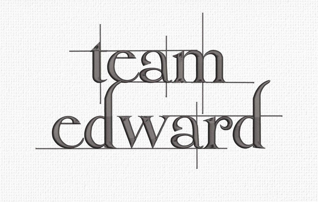 Embroidered Team Edward Sweatshirt, Twilight Inspired Crewneck, Vampire, Romance Sweatshirt, Bella Swan Fan Gift, Cozy Booktok Sweatshirt.