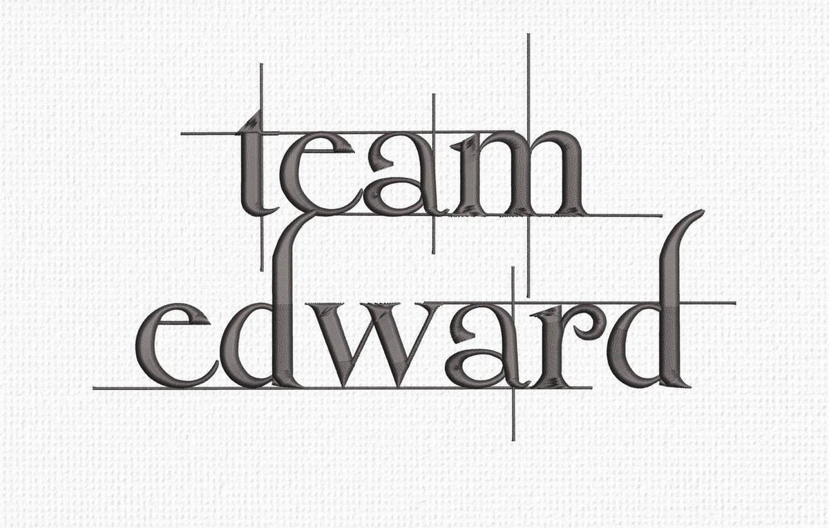 Embroidered Team Edward Sweatshirt, Twilight Inspired Crewneck, Vampire, Romance Sweatshirt, Bella Swan Fan Gift, Cozy Booktok Sweatshirt.