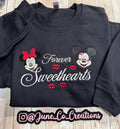 Forever Sweethearts Cozy embroidered Sweatshirt. Featuring Disney classic icons. All the things you love Disney.