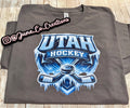 Utah Hockey T-Shirt. Sports hockey fans, custom T-shirt,